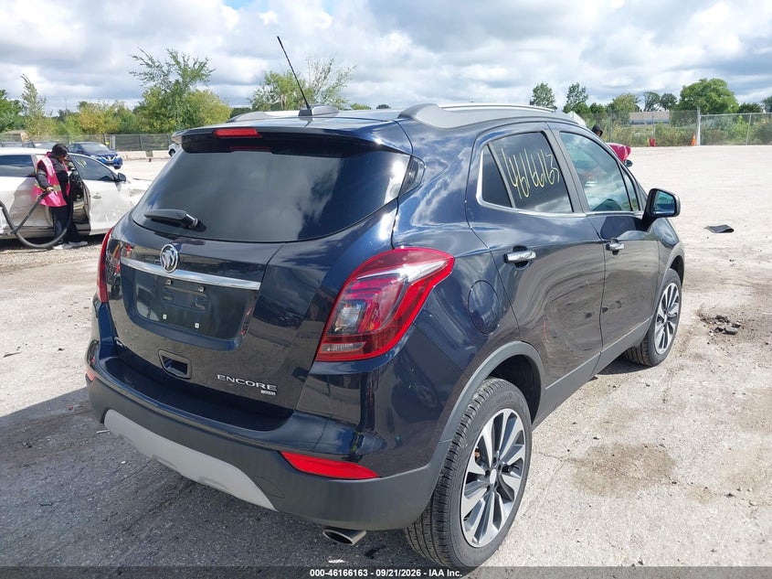 Vin: kl4cjesb9mb319035, lot: 46666005, buick encore awd preferred 20214