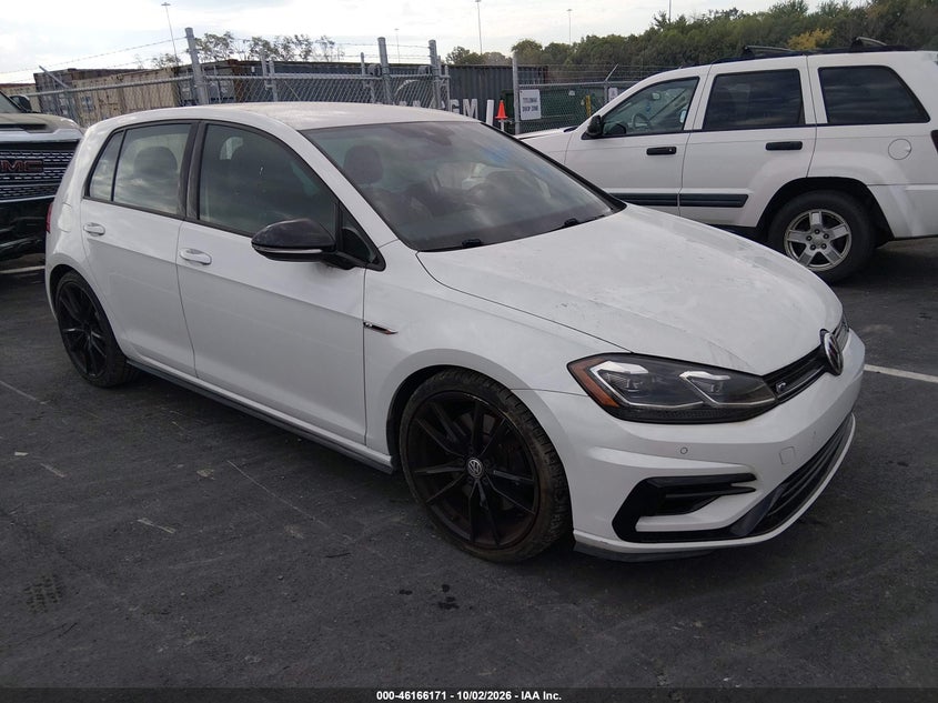 Vin: wvwwa7au6kw178691, lot: 46666013, volkswagen golf r 2.0t w/dcc   navigation 20191