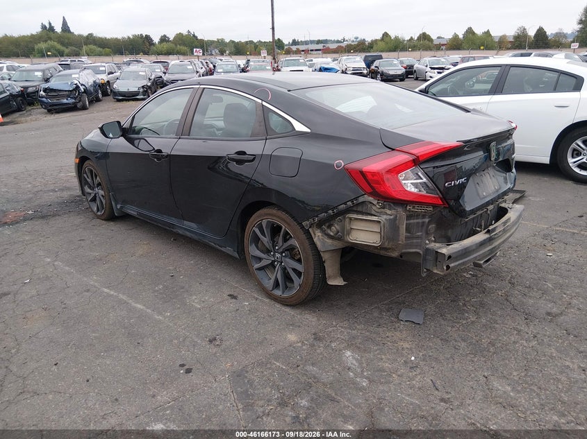 Vin: 19xfc2f84le204547, lot: 46666015, honda civic sport 20203
