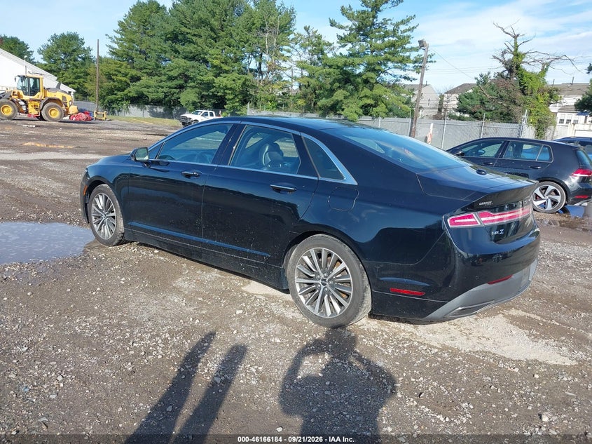 Vin: 3ln6l5d94jr602081, lot: 46666026, lincoln mkz select 20183