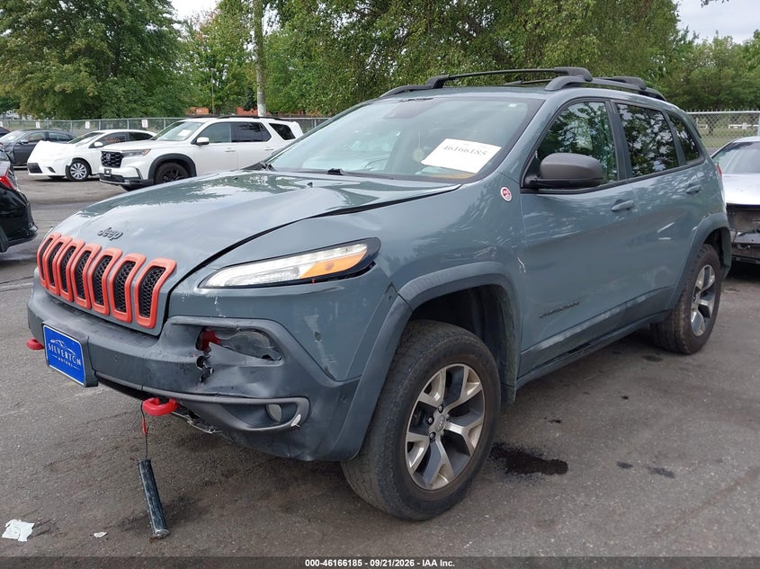 Vin: 1c4pjmbs1ew255410, lot: 46666027, jeep cherokee trailhawk 20142