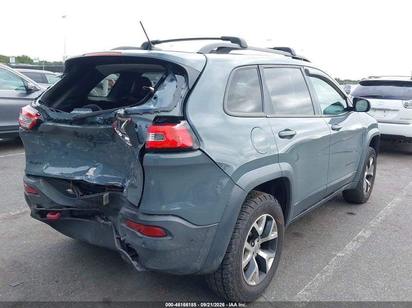 Vin: 1c4pjmbs1ew255410, lot: 46666027, jeep cherokee trailhawk 20144