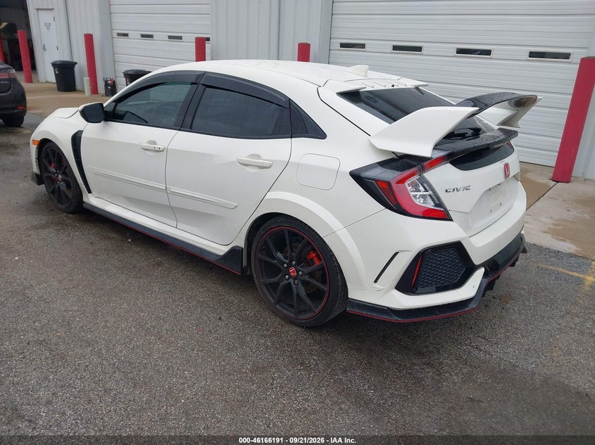 Vin: shhfk8g72ju204614, lot: 46666033, honda civic type r touring 20183