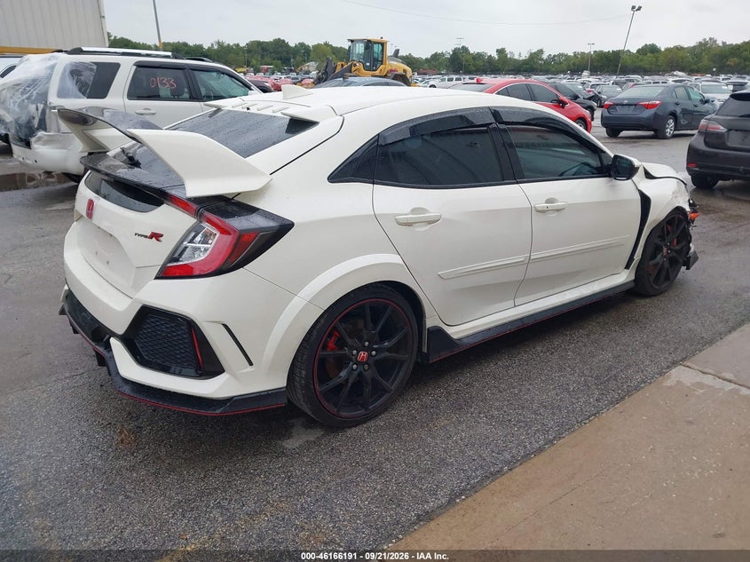 Vin: shhfk8g72ju204614, lot: 46666033, honda civic type r touring 20184