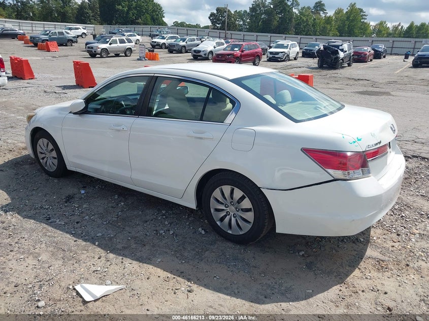 Vin: 1hgcp2f32ca193323, lot: 46666055, honda accord 2.4 lx 20123