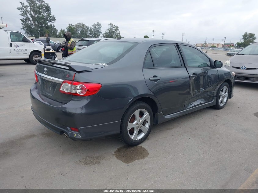 Vin: 2t1bu4ee7bc696227, lot: 46666058, toyota corolla s 20114