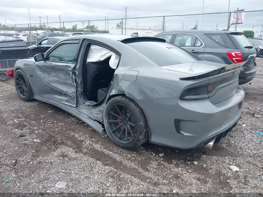 Vin: 2c3cdxgj9hh514692, lot: 46666083, dodge charger r/t scat pack rwd 20173