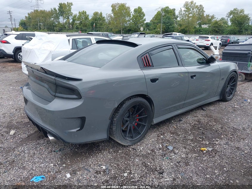 Vin: 2c3cdxgj9hh514692, lot: 46666083, dodge charger r/t scat pack rwd 20174