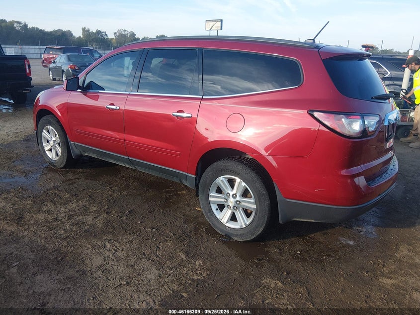 Vin: 1gnkrgkd6ej253226, lot: 46666151, chevrolet traverse 1lt 20143