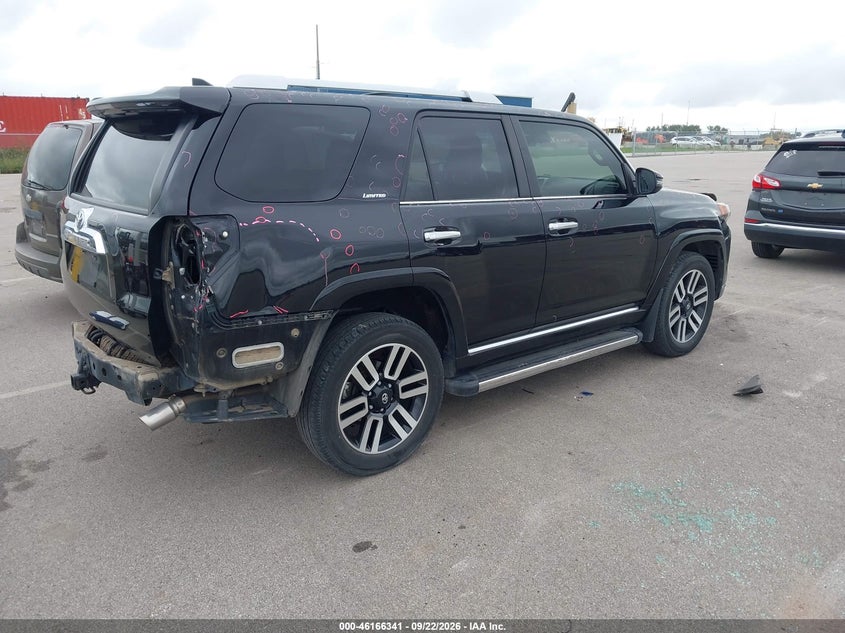 Vin: jtebu5jr2l5768119, lot: 46666183, toyota 4runner limited 20204