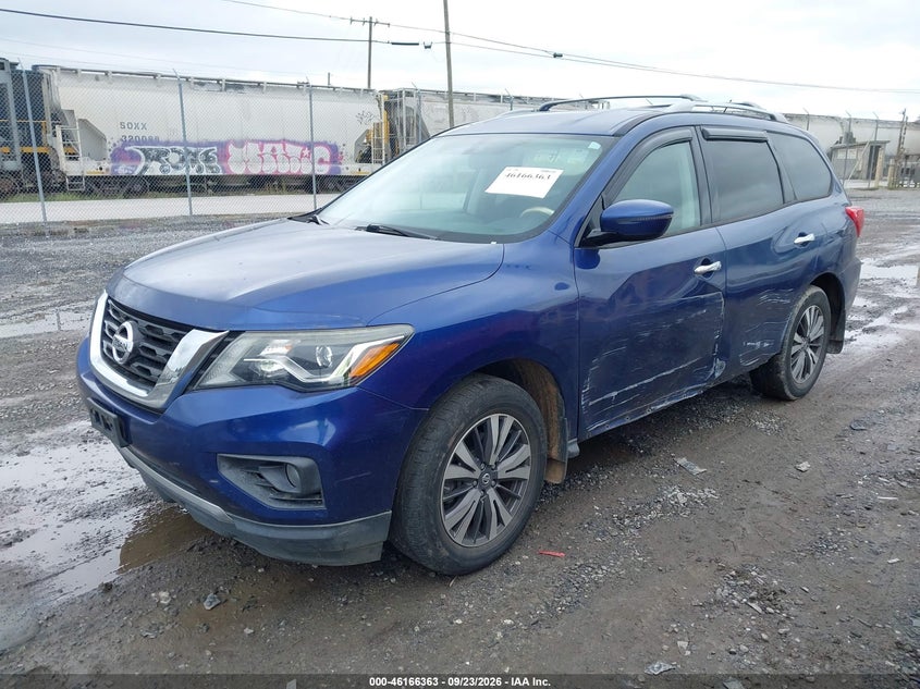 Vin: 5n1dr2mn2hc608309, lot: 46666205, nissan pathfinder sv 20172