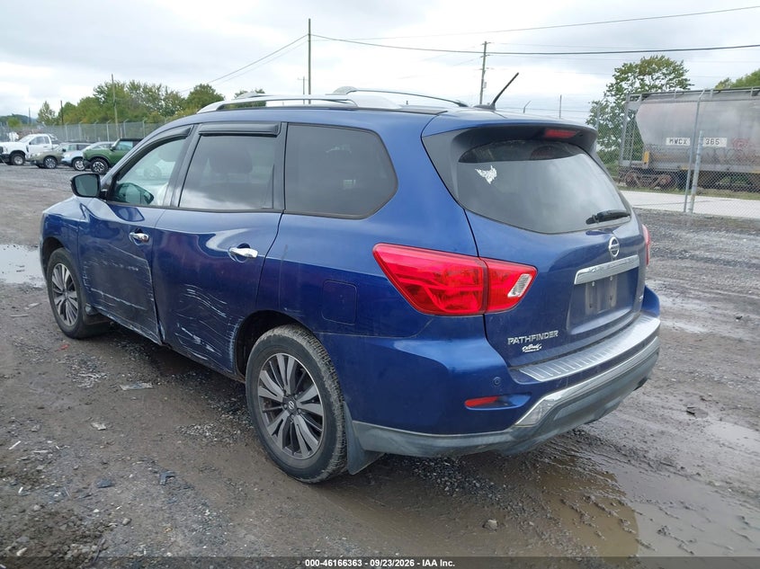Vin: 5n1dr2mn2hc608309, lot: 46666205, nissan pathfinder sv 20173