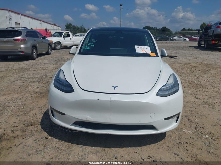 TESLA MODEL Y 2021 VIN 5YJYGDEE7MF190168