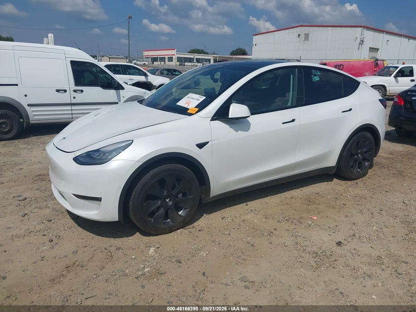 Vin: 5yjygdee7mf190168, lot: 46666232, tesla model y long range dual motor all-wheel drive 20212