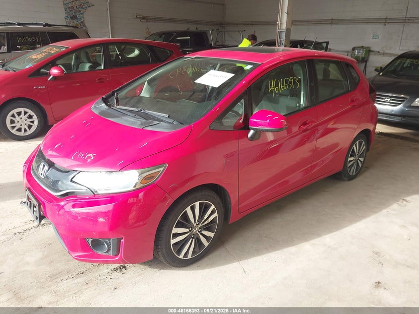 Vin: jhmgk5h77hs019599, lot: 46666235, honda fit ex 20172