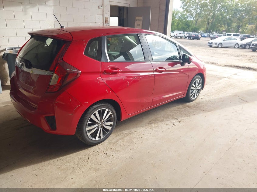 Vin: jhmgk5h77hs019599, lot: 46666235, honda fit ex 20174