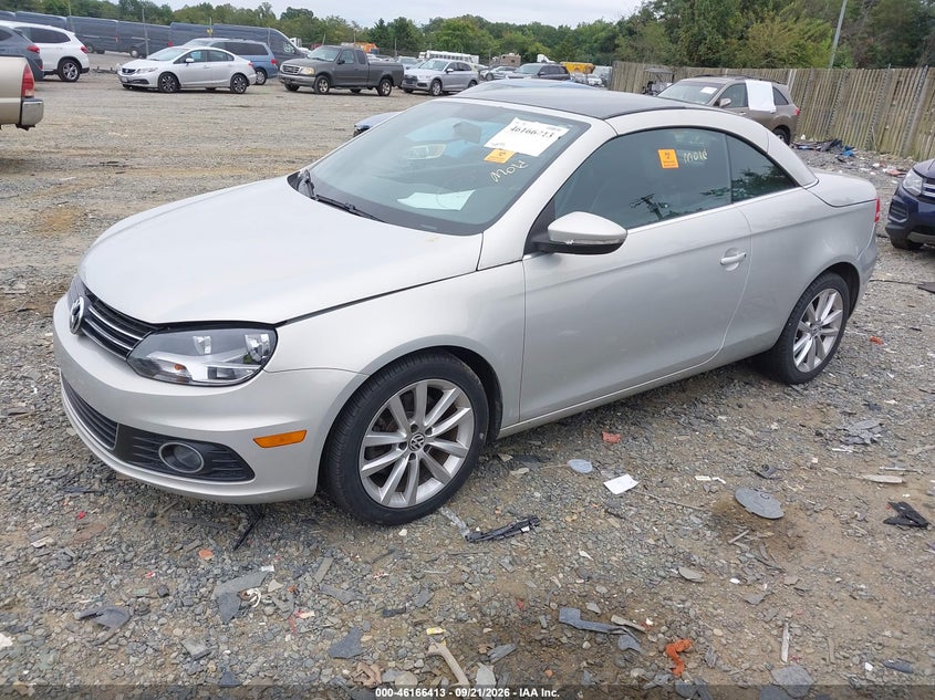 VOLKSWAGEN EOS 2012 VIN WVWBW7AH5CV001334