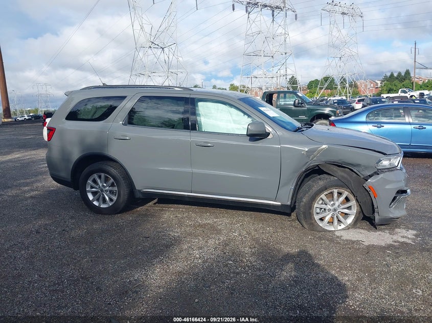 DODGE DURANGO 2022 VIN 1C4RDJAG9NC132287