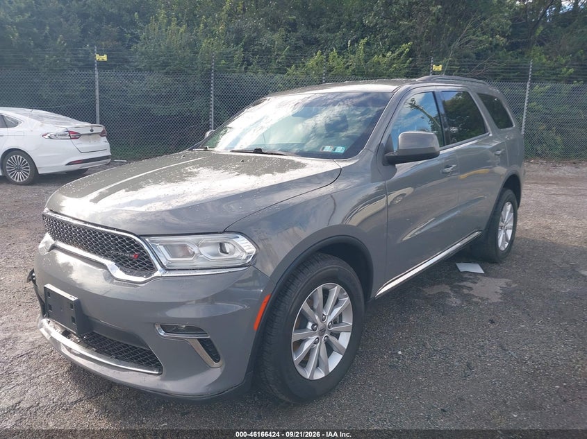 Vin: 1c4rdjag9nc132287, lot: 46666266, dodge durango sxt awd 20222