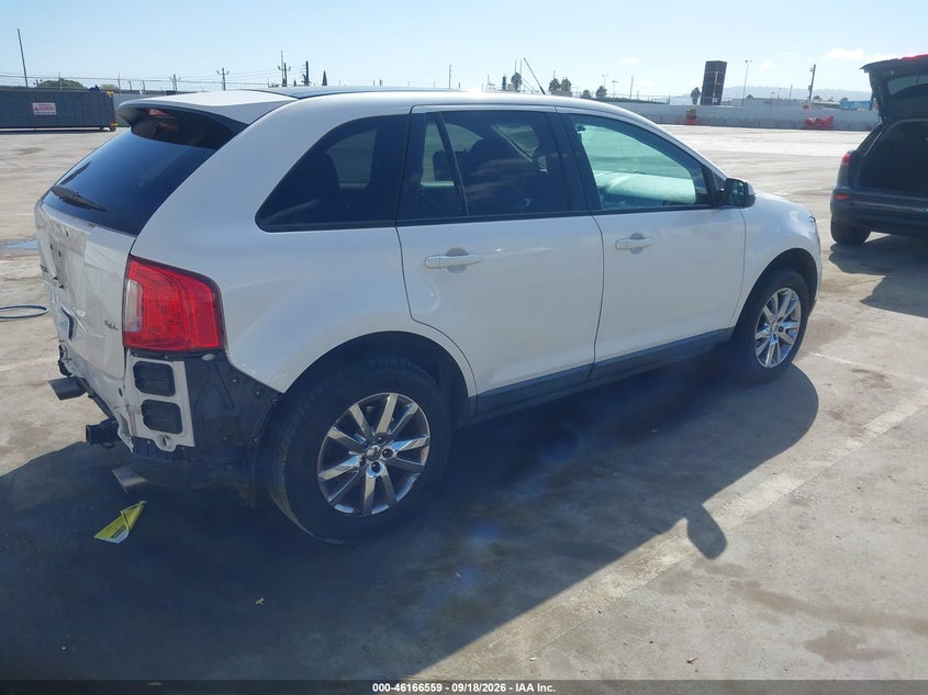 Vin: 2fmdk3jc6dbc81808, lot: 46666401, ford edge sel 20134