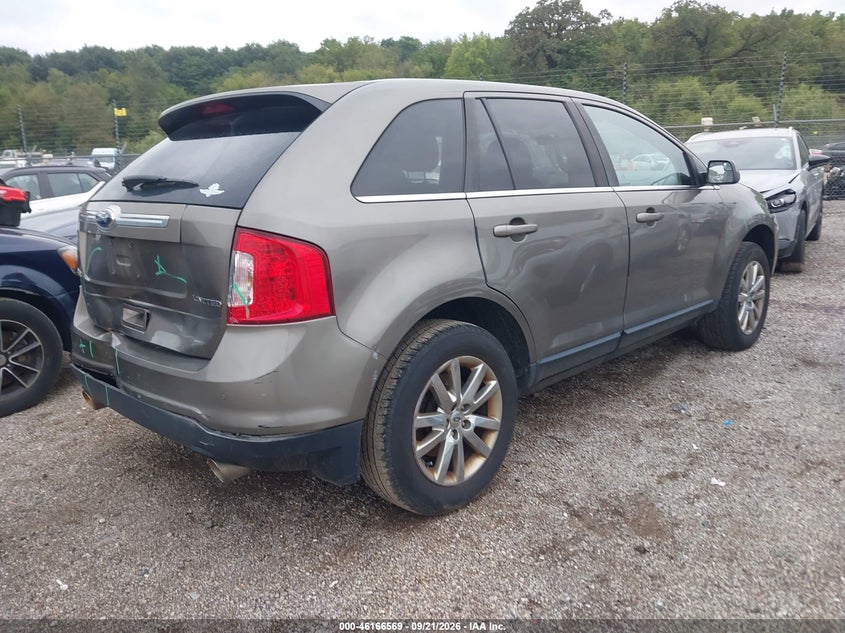 Vin: 2fmdk3kcxdbb71729, lot: 46666411, ford edge limited 20134