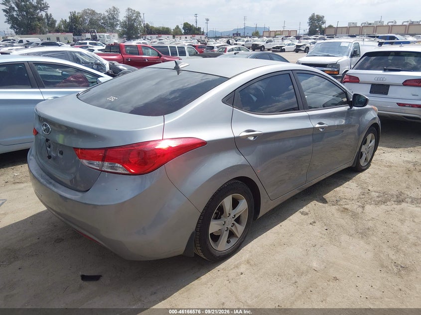 Vin: kmhdh4ae6du947372, lot: 46666418, hyundai elantra gls 20134