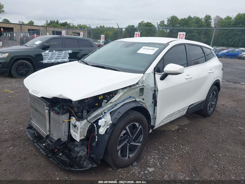 Vin: kndpu3dg5s7207988, lot: 46666428, kia sportage hybrid lx 20252