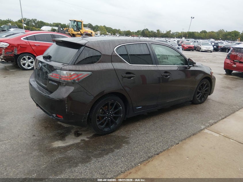 Vin: jthkd5bh0d2161101, lot: 46666438, lexus ct 200h 20134