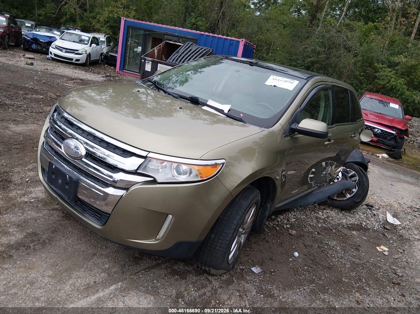 Vin: 2fmdk4kcxdbb35822, lot: 46666532, ford edge limited 20132