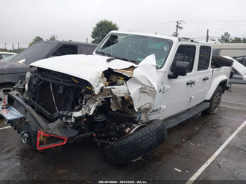 Vin: 1c6hjtfg8ll176665, lot: 46666536, jeep gladiator overland 4x4 20202