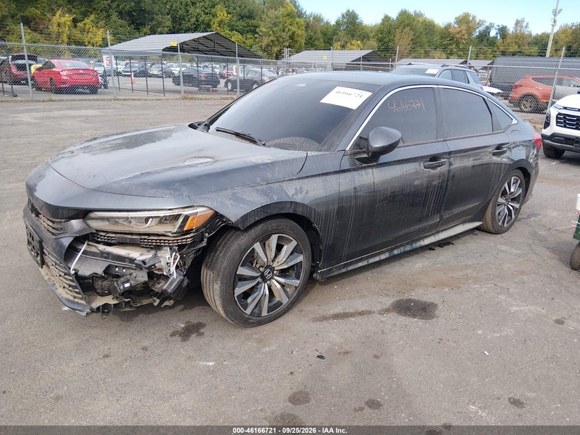 Vin: 2hgfe1f71ph323986, lot: 46666563, honda civic ex/ex w/o bsi 20232
