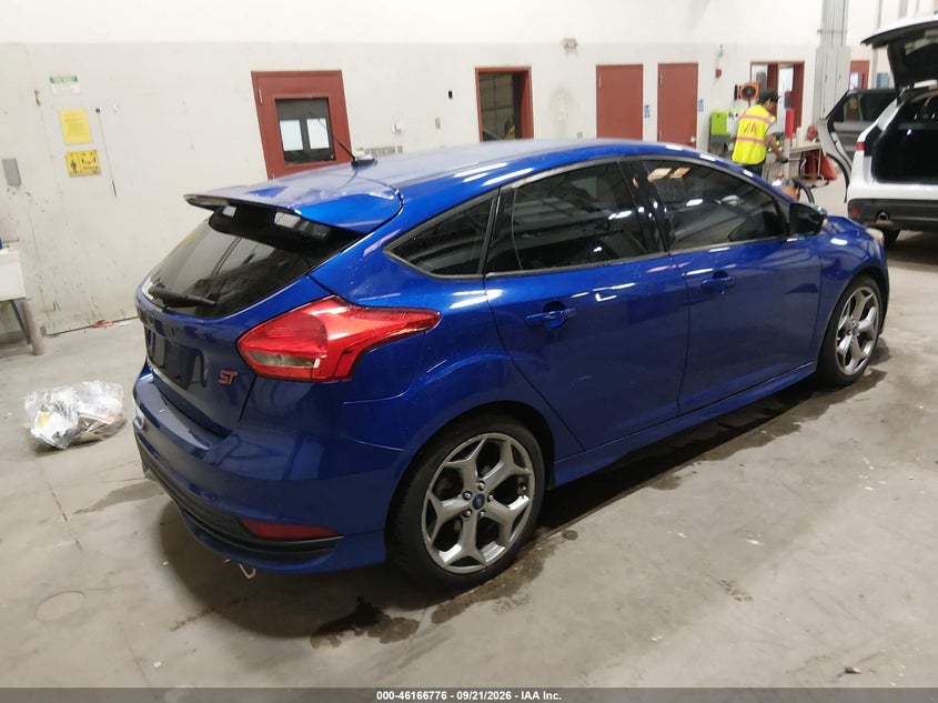 Vin: 1fadp3l91fl306212, lot: 46666618, ford focus st 20154