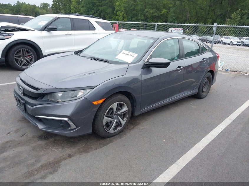 Vin: 2hgfc2f69lh567995, lot: 46666658, honda civic lx 20202