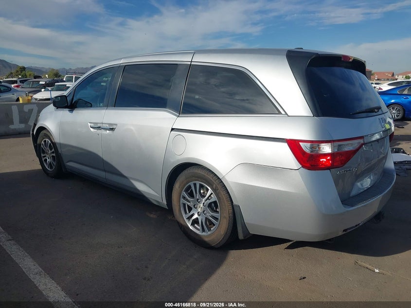 Vin: 5fnrl5h6xbb033175, lot: 46666660, honda odyssey ex-l 20113