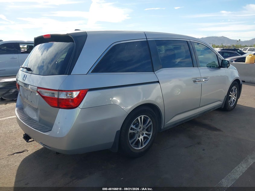 Vin: 5fnrl5h6xbb033175, lot: 46666660, honda odyssey ex-l 20114