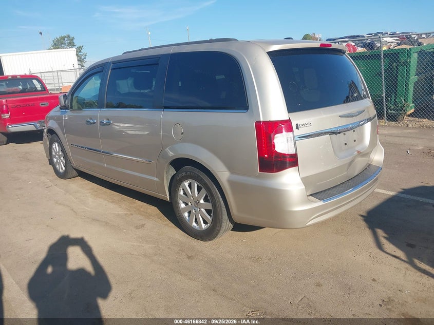 Vin: 2c4rc1bg6gr261969, lot: 46666684, chrysler town & country touring 20163