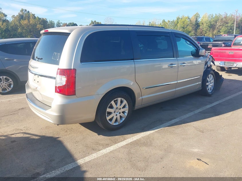 Vin: 2c4rc1bg6gr261969, lot: 46666684, chrysler town & country touring 20164