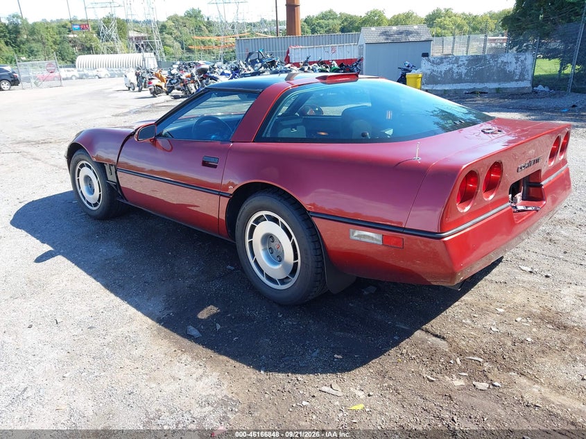 CHEVROLET CORVETTE 1987 VIN 1G1YY2183H5125562