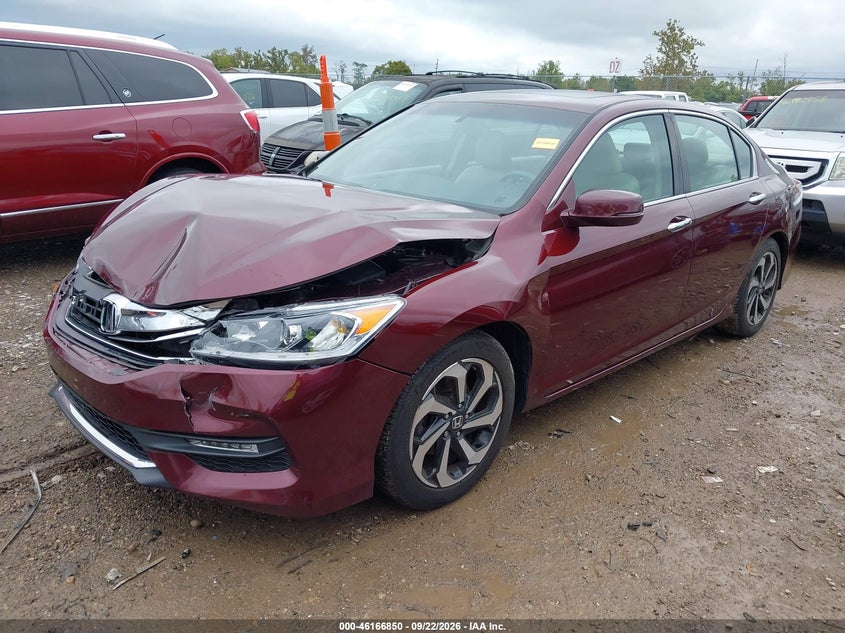 2016 Honda Accord, Удар спереду, IAAI, VIN 1HGCR2F86GA069518 — фото 2