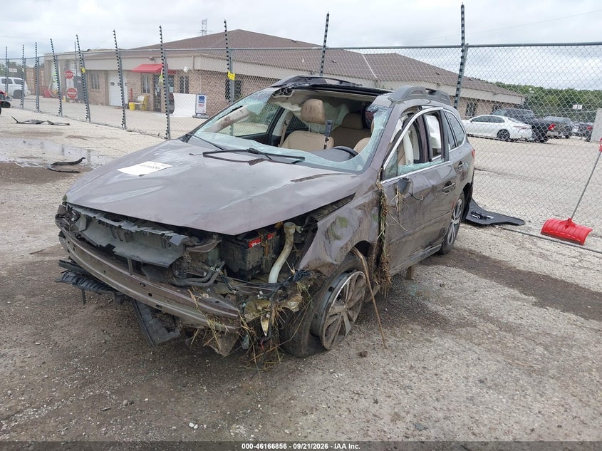 Vin: 4s4bsanc0k3284416, lot: 46666698, subaru outback 2.5i limited 20192