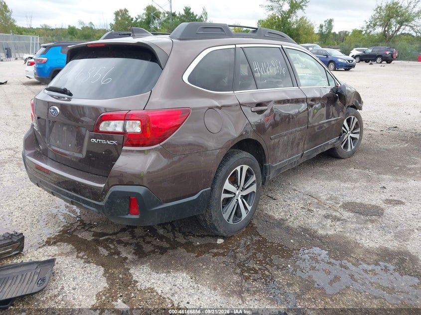Vin: 4s4bsanc0k3284416, lot: 46666698, subaru outback 2.5i limited 20194