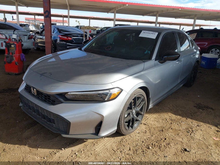 Vin: 19xfl2h84se021810, lot: 46666743, honda civic sedan sport 20252