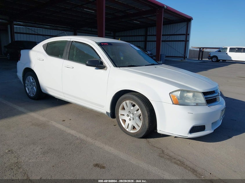 Vin: 1c3cdzab3dn742492, lot: 46666746, dodge avenger se 2013 img_1