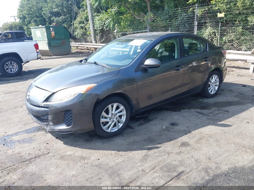 Vin: jm1bl1v70c1572762, lot: 46666785, mazda mazda3 i touring 20122