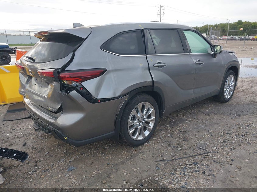 Vin: 5tdxbrch3ts707254, lot: 46666802, toyota highlander hybrid limited 20264