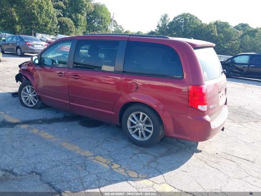 Vin: 2c4rdgcg2er110106, lot: 46666809, dodge grand caravan sxt 20143