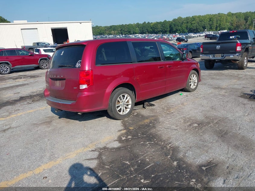 Vin: 2c4rdgcg2er110106, lot: 46666809, dodge grand caravan sxt 20144