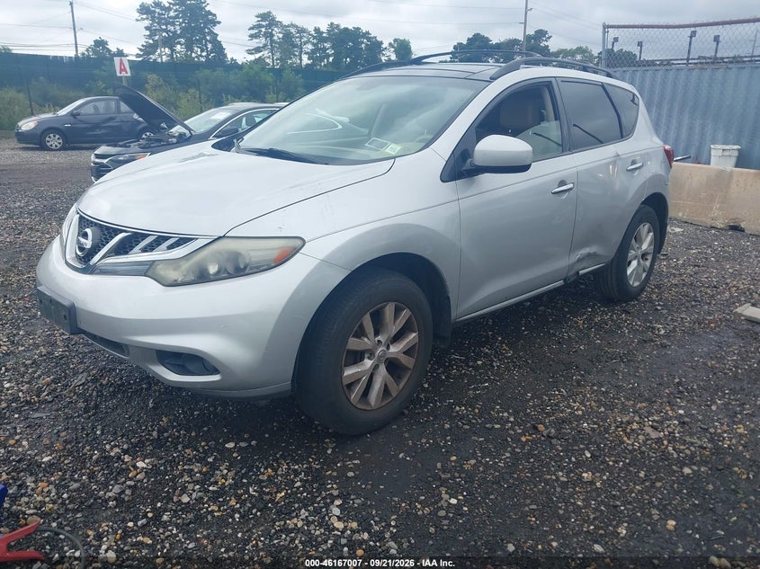 2012 Nissan Murano, Оба бока, IAAI, VIN JN8AZ1MW0CW205869 — фото 2