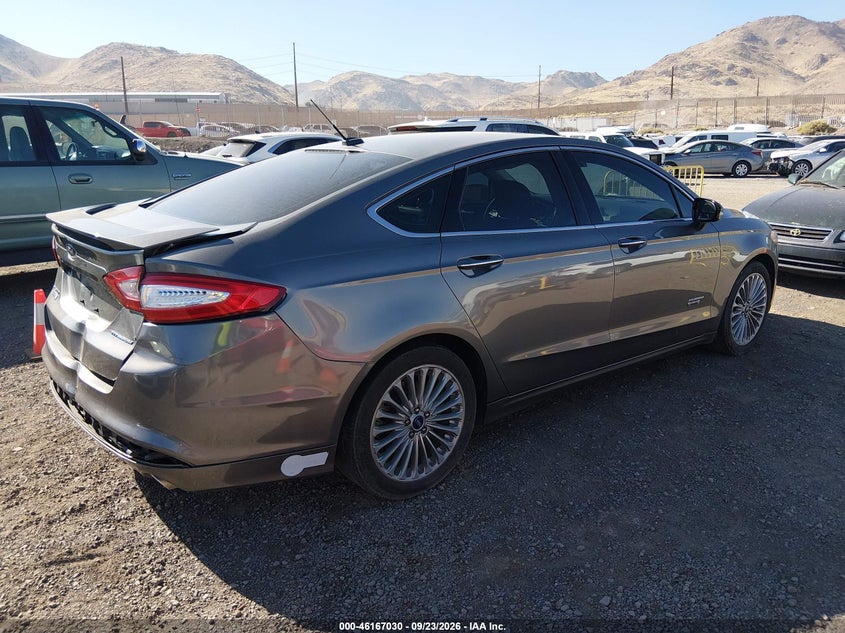 Vin: 3fa6p0su3er112164, lot: 46666872, ford fusion energi titanium 20144