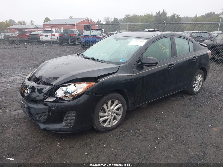 Vin: jm1bl1w79c1560155, lot: 46666882, mazda mazda3 i grand touring 20122